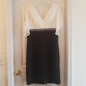Black and white dress